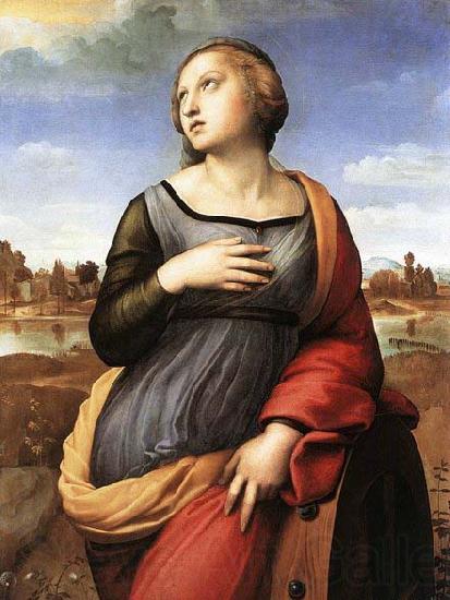 RAFFAELLO Sanzio St Catherine of Alexandria Germany oil painting art